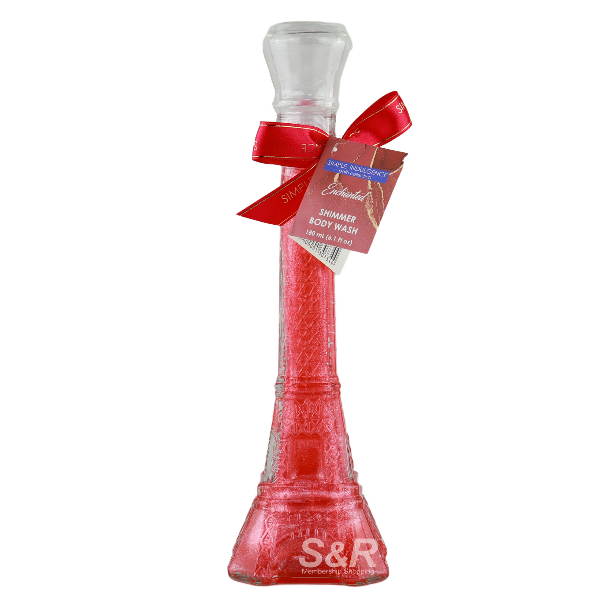 Simple Indulgence Bath Collection Shimmer Body Wash Eiffel Tower Assorted Colors 1pc